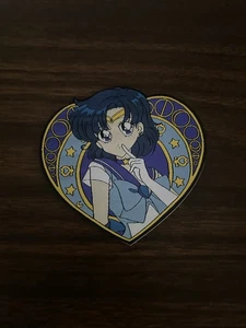 Parche bordado hierro coser Sailor Moon Senshi Scouts Sailor Mercury Idol hágalo usted mismo - Imagen 1 de 3
