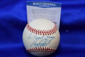 Rusty Staub Le Grande Orange Beckett BAS Auto National League Signed Baseball - Picture 1 of 2