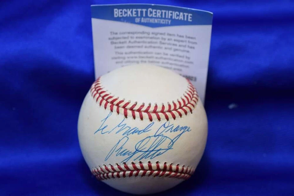 Rusty Staub Le Grande Orange Beckett BAS Auto National League Signed Baseball - Image 1 of 2