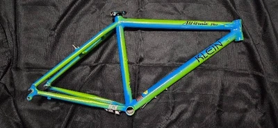 Cuadro Klien Attitude Pro 1998 azul Koi mediano 17,5" tubo superior abollado Foto 1 de 4