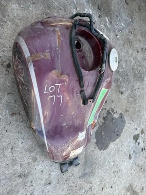 Yamaha V STAR 250 XV tampa de aço tanque gasolina combustível OEM genuíno - Imagem 1 de 4