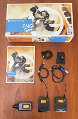 Sennheiser EW100 ENG Wireless Mic & Lav Mic System – Used, Tested & Working - Image 1 of 4
