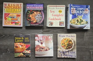 Lot of 7 Weight Watchers Cookbooks: Homestyle Recipes, Meals in Minutes ... - Picture 1 of 15