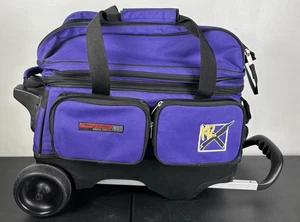 KR Strikeforce Special Edition lila schwarz 2 Ball Roller Bowlingtasche SCHÖN SAUBER - Bild 1 von 10