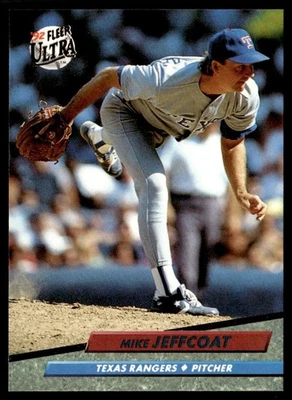1992 Ultra Mike Jeffcoat Texas Rangers #134 - Image 1 of 2