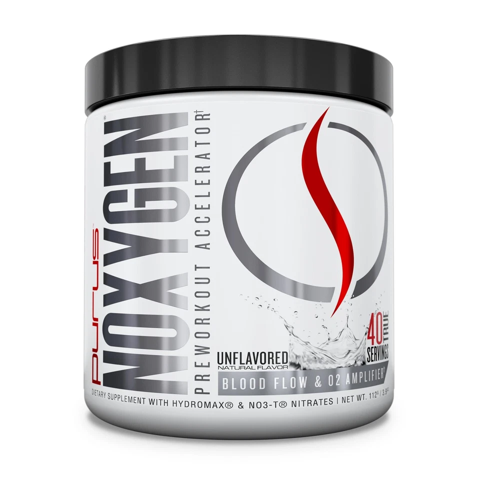 Purus Labs Noxygen Unflavored Preworkout Accelerator - 40 Servings