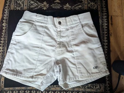 复古 Ocean Pacific OP 男式灯芯绒短裤 32 码冲浪 80 年代 90 年代米色 — 第 1/4 张图片
