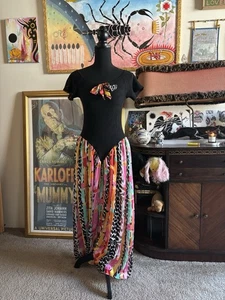 Vintage 80s 90s Bob Mackie Jumpsuit OSFM - Picture 1 of 5