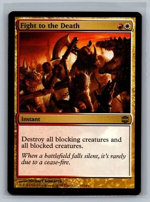 Magic The Gathering Alara Reborn Fight to the Death #97/145 MTG TCG CCG - Image 1 of 2