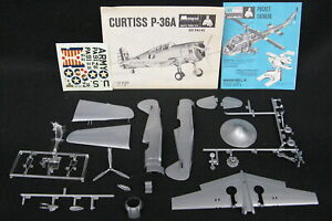 1/72 Monogram Models CURTISS P-36A HAWK Fighter Bagged Kit
