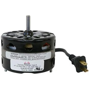 1-1/4" X 1/4" Shaft Bathroom Exhaust Fan Motor 1550 RPM For Emerson-Pryne Nutone - Picture 1 of 7