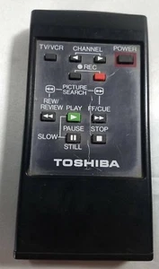 Mando a distancia Toshiba VCR VC-350 probado como VHS en funcionamiento - Imagen 1 de 4
