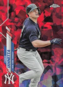 2020 Topps Chrome Update Sapphire Edition #U-133 Chris Iannetta Red #/5 - Picture 1 of 2