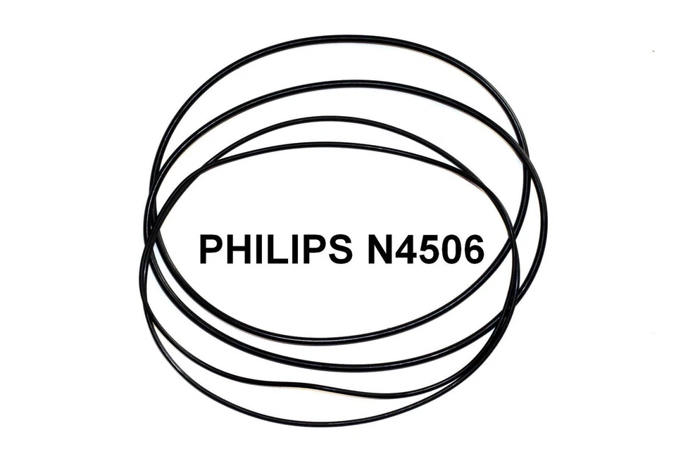 COURROIES SET PHILIPS N4506 MAGNETOPHONE A BANDE EXTRA FORT NEUF FABRIQUE N 4506