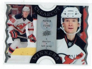 07-08 UD Upper Deck Clear Cut Winners  Patrik Elias  /100