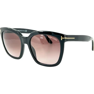 Tom Ford FT0502 Amarra Womens Plastic Sunglass 01T Shiny Black 55-18 Italy - Picture 1 of 6