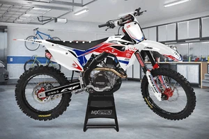 FITS HONDA CRF450 2017 18 19 2020 & CRF250 2018 19 20 2021 graphic kit decal crf - Picture 1 of 6
