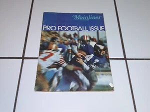 NFL Pro Football Ausgabe - 1971 United Airlines Mainliner Magazin - selten - SCHÖN - Bild 1 von 6