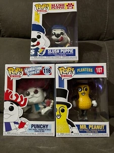 Funko Pop! Ad Icons Konvolut Pflanzgefäße Mr. Peanut, Slush Puppie, Hawaiian Punchy - Bild 1 von 2