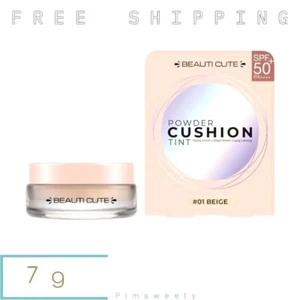 7 g Beauti Cute Powder Cushion Tint by Rojukiss SPF 50+ PA++++ #01 Beige Facial - Picture 1 of 12