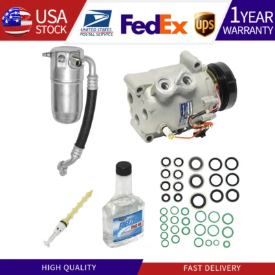 A/C Compressor, Drier, Seal, Tube & Oil Kit Fits Chevrolet Trailblazer GMC Envoy - Image 1 of 4