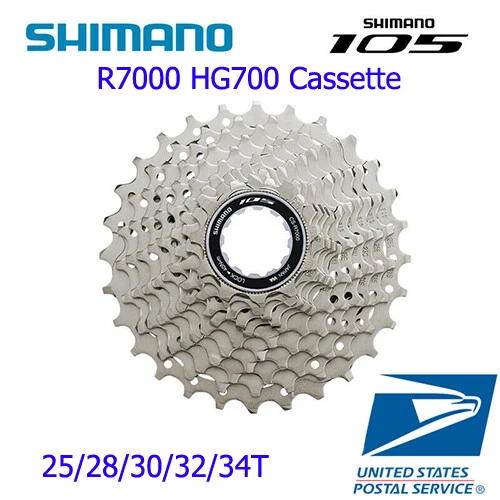 Shimano 105 CS-R7000 CS-HG700 11 Speed Cassette 11-32T 11-34T ROAD - Image 1 of 1