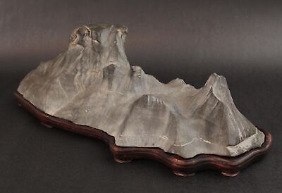 Original Japanese Yamagata Ishi Kinzan Seki, Mountain Scholar Stone Sculpture • 224.60$