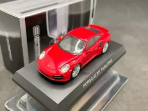 Kyosho 1/64 Porsche collection6 911 Turbo (991) red diecast model car 73H2 - Picture 1 of 5