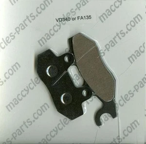 Triumph Disc Brake Pads Bonneville T100 2002-2008 Rear (1set) - Picture 1 of 1