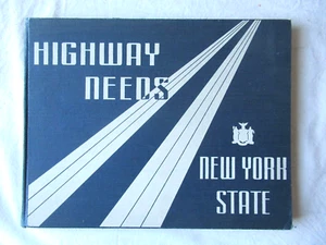 1949 New York State Highway Needs Plan Study Thomas E. Dewey Governor Hard Cover - Picture 1 of 20