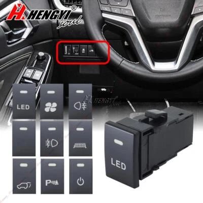 Push Switch For Isuzu D-Max 2019-2023 Mazda BT-50 20-24 LED Dashboard Button - Image 1 of 4