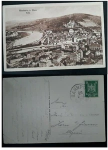1926 Germany Postcard "Wertheim am Main" ties 5 Pfg stamp Railway cd - Picture 1 of 3