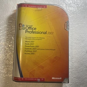Microsoft Office Professional 2007 für Windows, akademische Nutzung - Bild 1 von 12