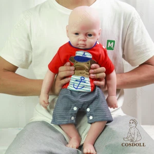 COSDOLL 19inch Silicone Reborn Baby Boy Full Silicone Newborn Infant Xmas Gifts - Picture 1 of 12