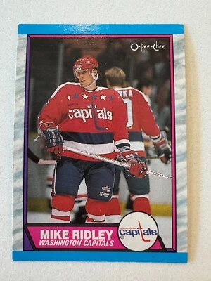 1989-90 O-Pee-Chee - #165 Mike Ridley - Image 1 of 2