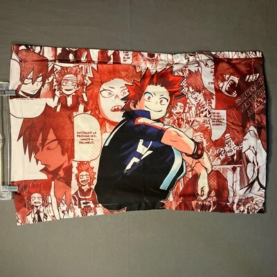 Наволочка My Hero Academia Eijiro Kirishima Red Riot 22 дюйма x 32 дюйма аниме - Изображение 1 из 4