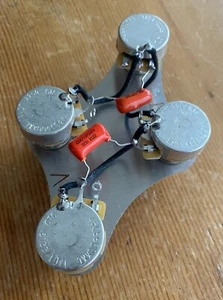 Gibson Les Paul 50's Style Wiring 500k CTS LONG SHAFT Pots .015/.022 Orange Drop - Picture 1 of 6