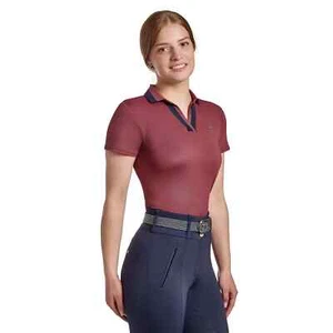 Cavallo Ladies Deja Polo Shirt - Dark Raspberry - Picture 1 of 3