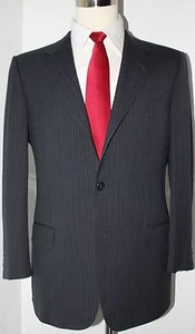 Ermenegildo Zegna Gray 15 mil Wool 3 Button Suit Size 42 Regular 34 29 42R - Picture 1 of 11