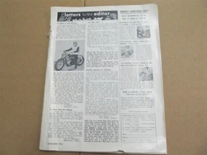 Motorcyclist Magazine Dec 1962, Harley Steve McQueen Great Escape - Bild 1 von 9