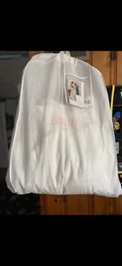David’s Bridal wedding dress sz Med sleeveles beautiful Satin elegant Never Worn - Picture 1 of 6