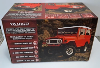 CUSTOM RTR /  RC4WD Gelande II  1/10 Scale 4WD Crawler for (Toyota Cruiser) NO B - Image 1 of 4