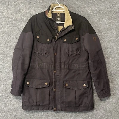 Timberland Canvas Jacket Men's Sz XL Blanket Lined Utility Barn Work Chore Coat - Image 1 of 4