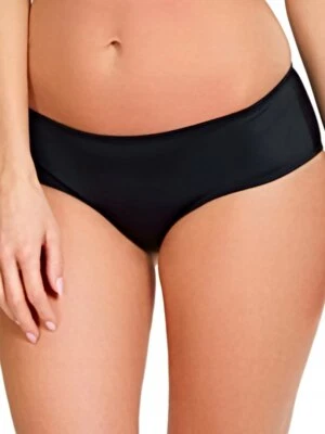 NUEVO PANACHE porcelana negro bragas pantalones cortos S 36 - Imagen 1 de 4