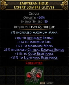 Gloves Spark Mana Standard Softcore Path of Exile 2 PoE 2 - Picture 1 of 1