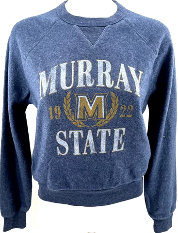 NEW Murray State Racers Alternative LS Pullover Crew Neck Sweatshirt Womens M Cover