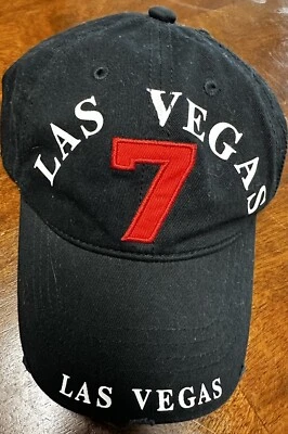 Gorra de béisbol negra Las Vegas Lucky Red 7 OS Adjust Foto 1 de 4