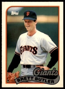 1989 Topps Tiffany Brett Butler San Francisco Giants #241 - Picture 1 of 2