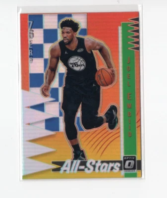 2018-19 Panini Donruss Optic All-Stars Holo Prizm Joel Embiid #15 - Image 1 of 2
