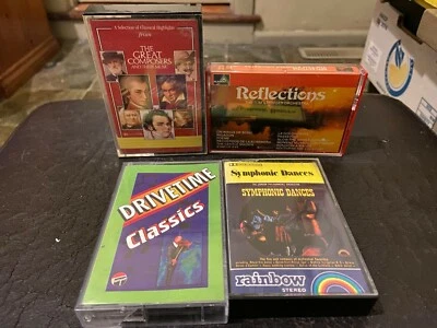 4 Classical cassettes Tom Stringer Orchestra Great Composers Symphonic dances  - Image 1 of 3